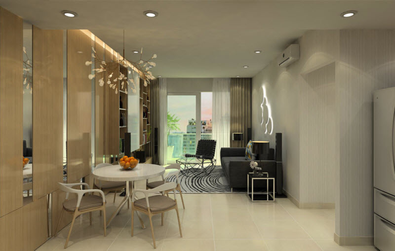 The Sun Avenue - living room