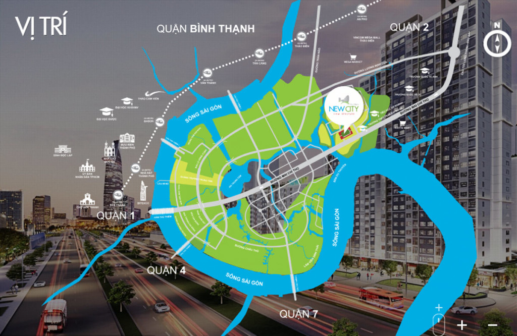 New City Thu Thiem location