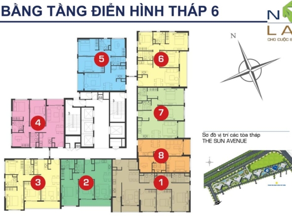 The Sun Avenue Tower 6 layout